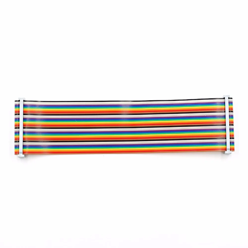 Cable de cinta arcoíris GPIO de 20 cm y 40 pines para Raspberry Pi Modelo B / Modelo B+