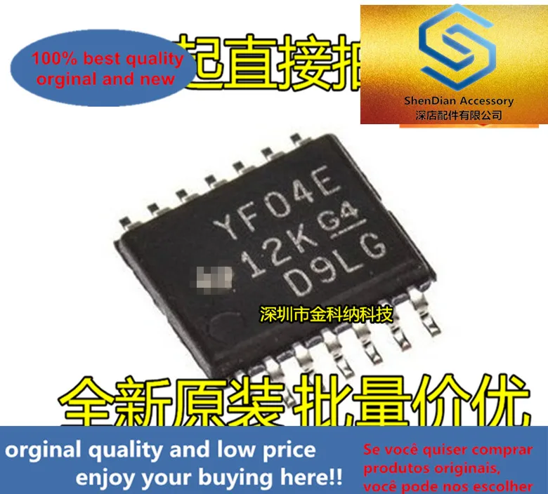 

10pcs only orginal new TXS0104EPWR TXS0104EPW YF04E bit bidirectional voltage level conversion chip