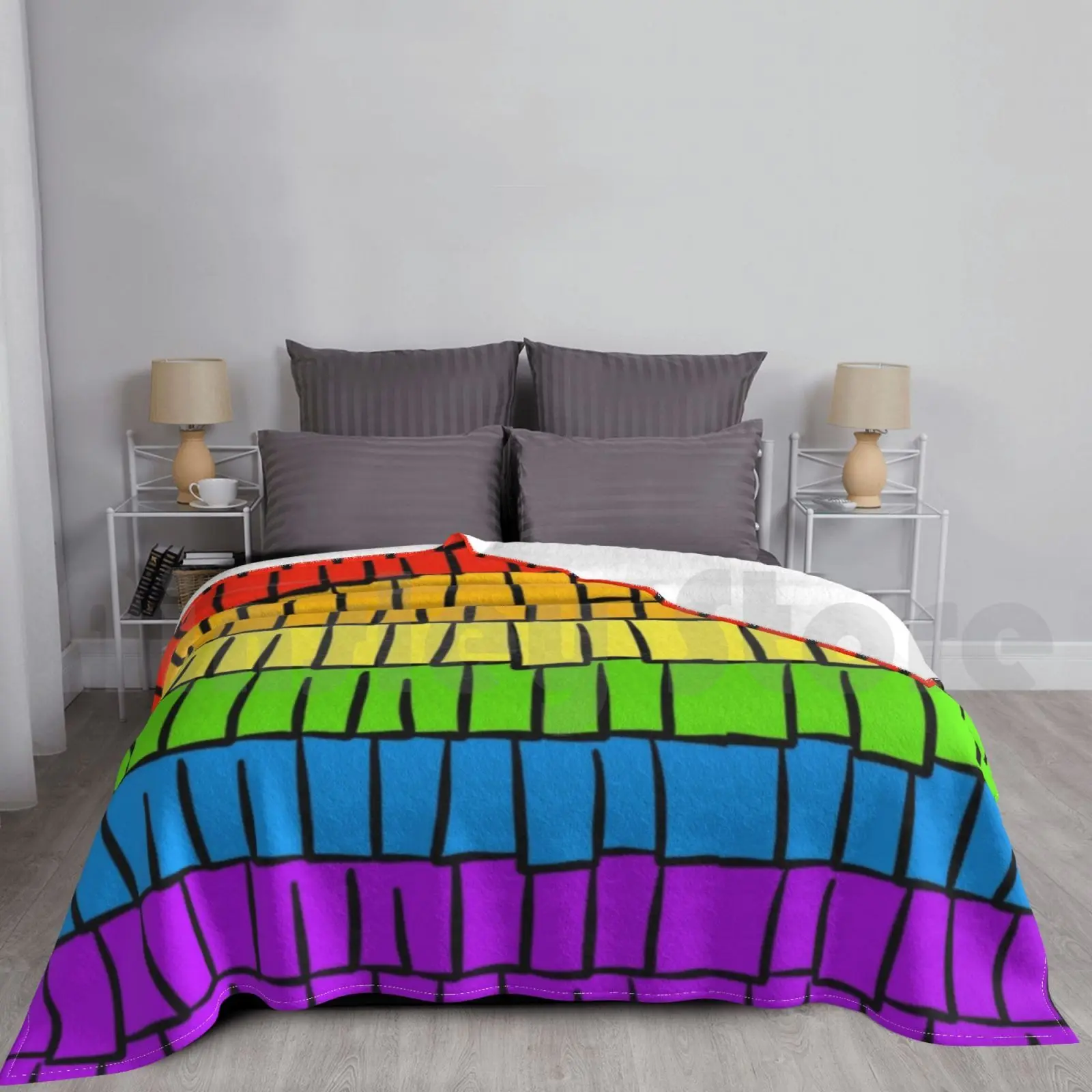 Pinata Fringe Blanket Fashion Custom Birthday Party Pinata Rainbow Halloween Costume Pinata Fringe Rainbow