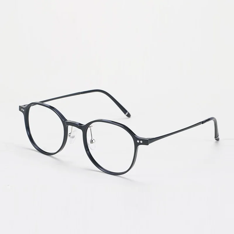 

Width-133 TUNGSTEN CARBON plastic steel myopia glasses full rim small face men women retro wave optical memory mirror frame new