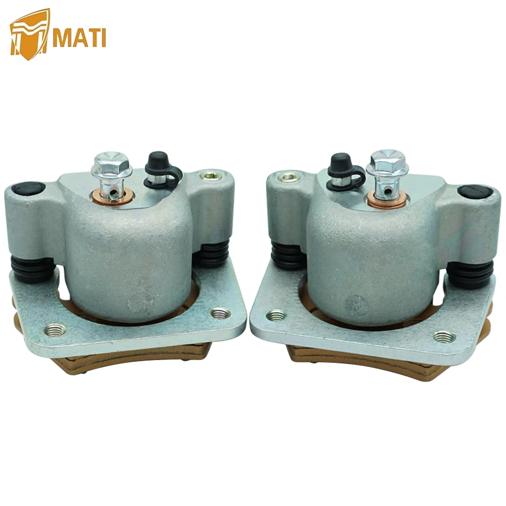 MATI Rear Left Right Brake Caliper with Pads for Polaris UTV Ranger 500 700 2005-2007 Except 6X6 1910825 1910826