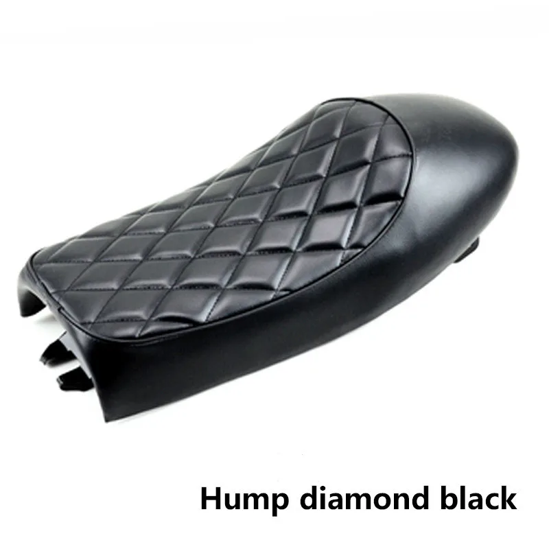 Motorcycle Retro Seat Cushion Vintage Comfortable Hump Tracker Saddle Universal Flat pan Seat Bag For Cafe Racer Honda CG CB CL