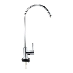 1/4 Inch Chrome Drinking Water Filter Faucet Reverse Osmosis Sink Kitchen Tap