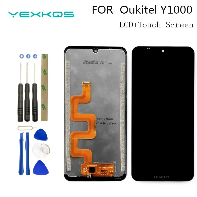 

6.09 Inch New original For Oukitel Y1000 LCD Display and Touch Screen Digitizer Assembly Repair Part Mobile Accessories +Tools