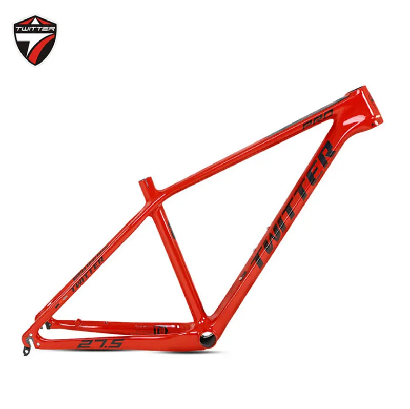 Twitter MTB Carbon Frame, LEOPARDpro, 27.5, 29 Quick Release, 135mm, Cutting Color, Mountain Bike Frame Ultralight