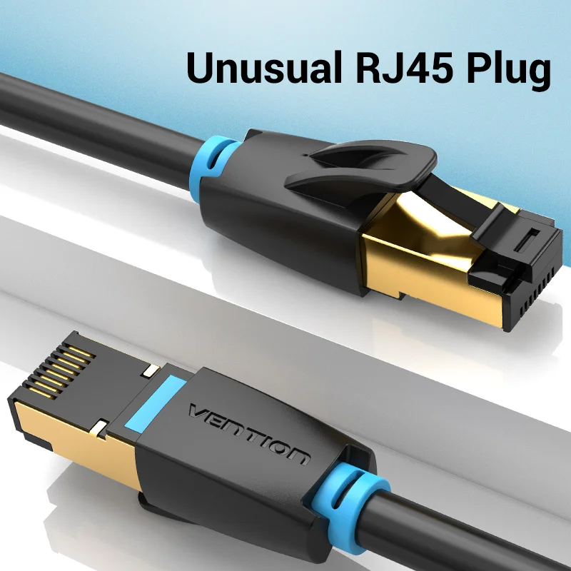 Przewód przedłużający kabel przedłużający Ethernet do RJ45 40 gb/s kot 8 męskich i żeńskich RJ 45 sieć Ethernet Adapter przewodu dla PC Cat8