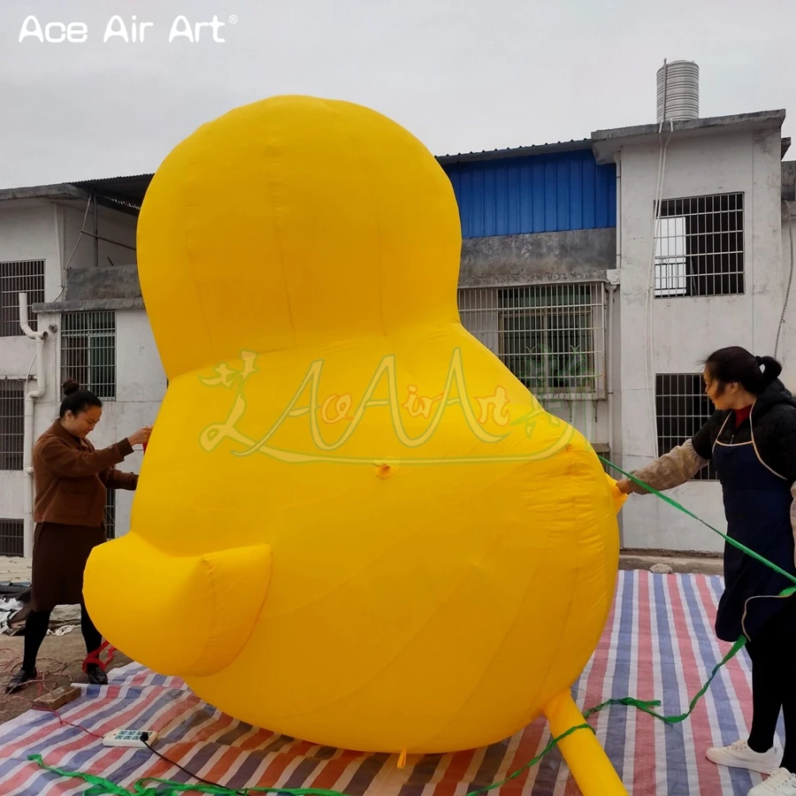 Classical Inflatable Animal Yellow Inflatable Duck Inflatable Mascot  For Outdoor Exhibition Made By Ace Air Art