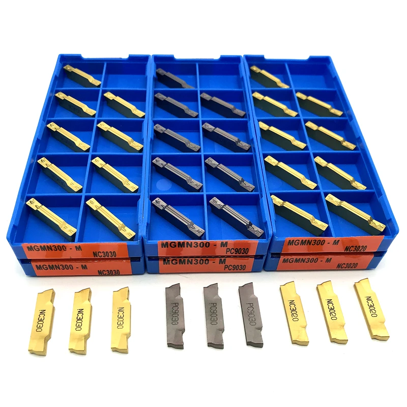 Imagem -04 - Inserções de Sulco Cnc para Porta-ferramentas Externo Ferramenta de Corte Mgehr Mgmn150 Mgmn200 Mgmn300 Mgmn400 Pc9030 Nc3020 Nc3030