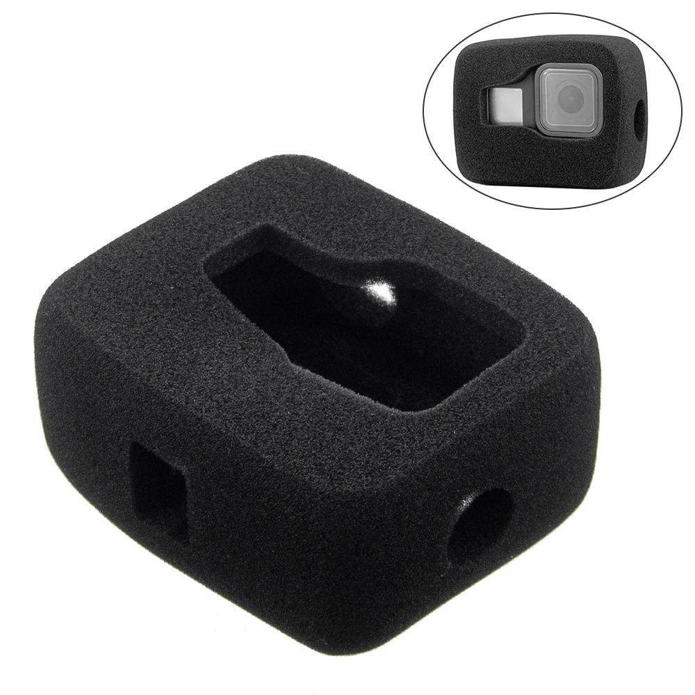 

Black Windshield Wind Foam Cover Wind Noise Reduction Windproof Case Action cameara for Go Pro Hero 8 Camera Accessories