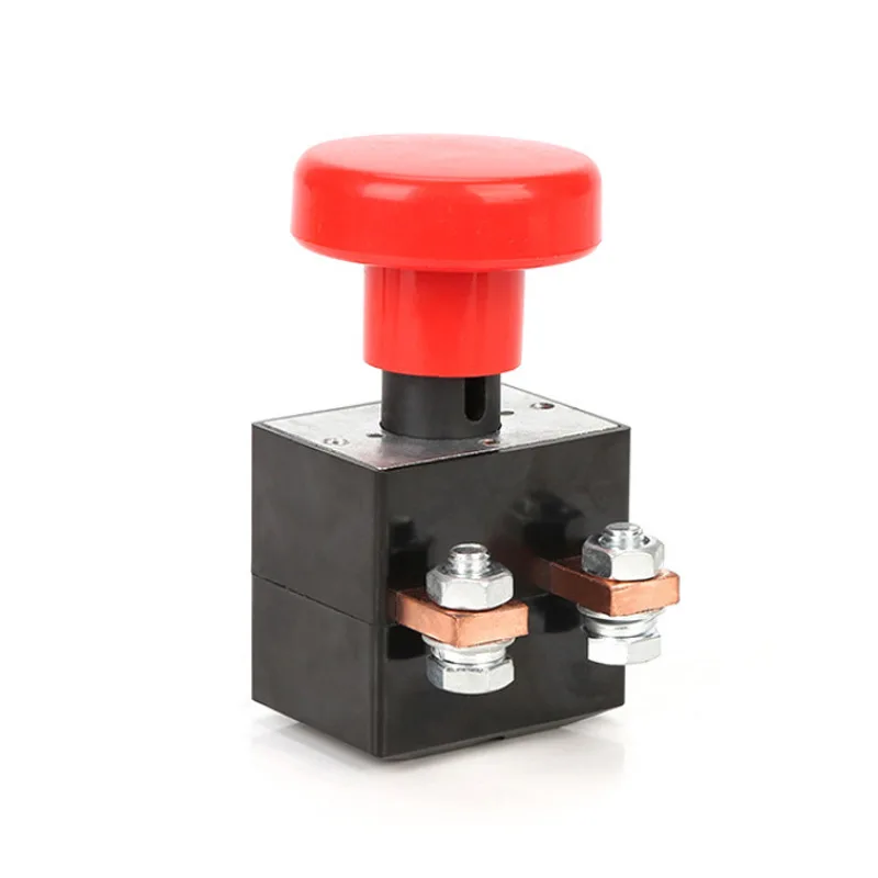 Emergency Stop Switch Red Mushroom Head Push Button Switches Replacing 250A Electric Car Forklift Emergency Power Off Switch