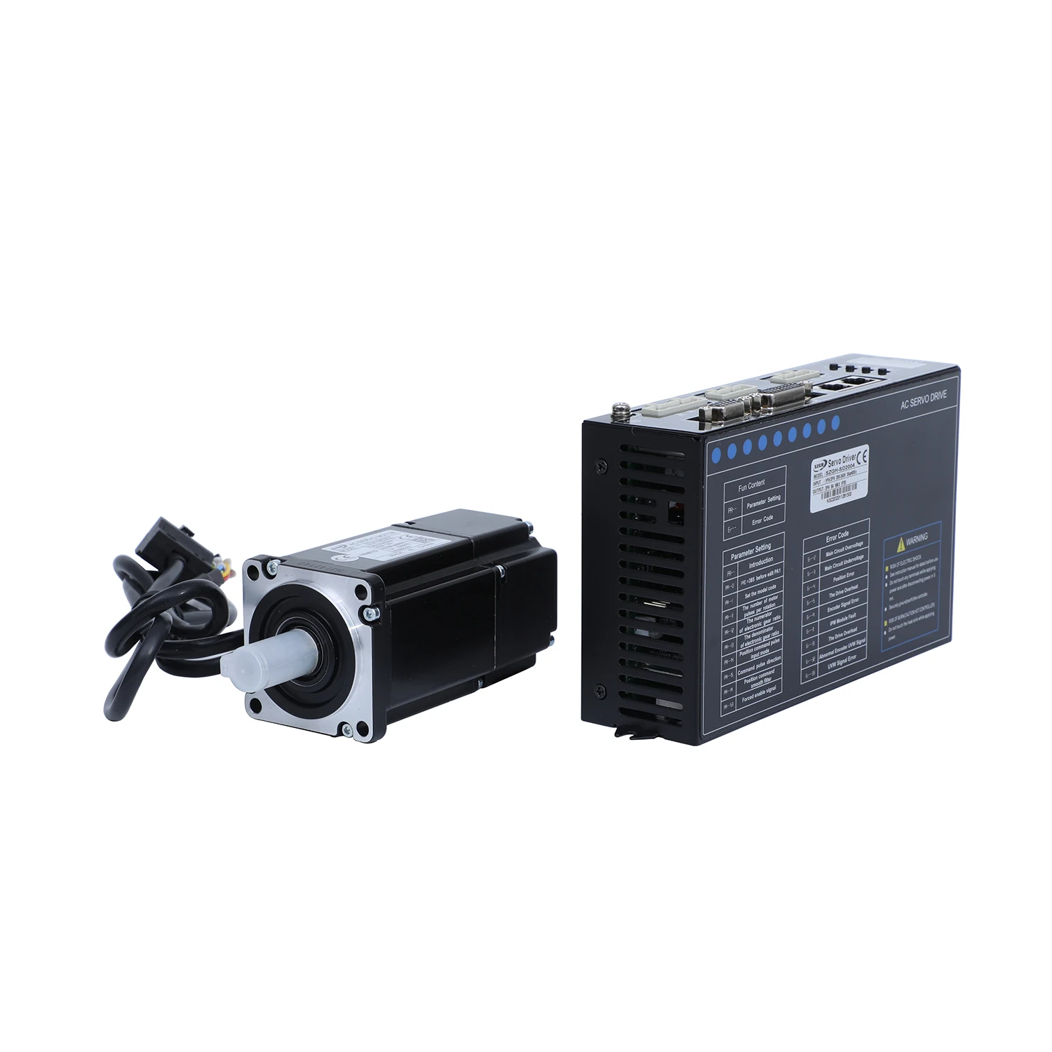 

220v 750w ac engine 3-phase 3000rpm 3.5Nm high power AC servo motor and driver cnc amplifier kit