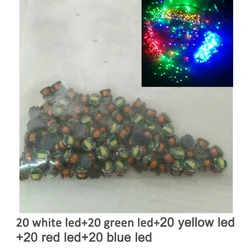 100pcs/lot For Wireless Power Supply Wireless Charging Module Red Yellow Blue Green White  Mix Colors Leds