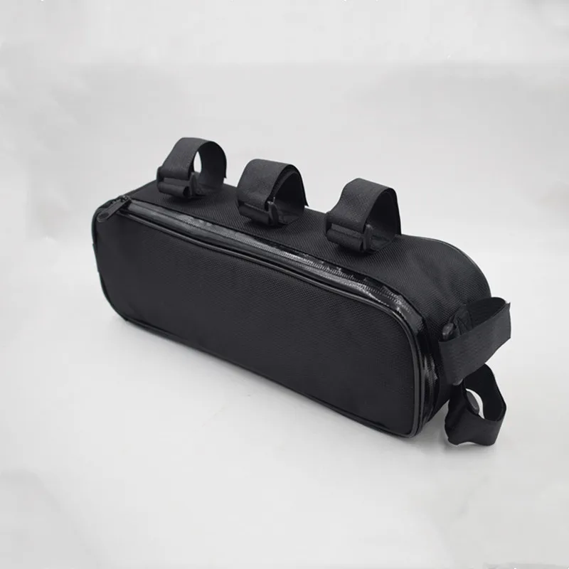 Bicycle Beam Bag Battery Controller Hanging fixed Tube Frame Bike Bag Li-ion Storage Waterproof Cycling Front Beam Bag 