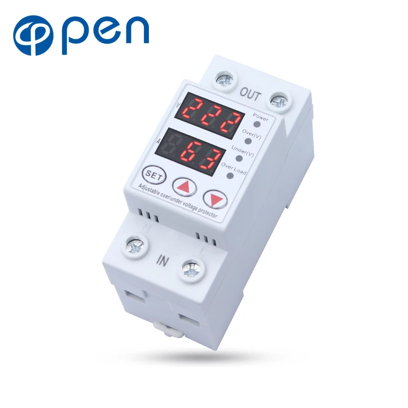 

40A 50/60Hz Auto Protector Various Specifications Optional Over-current Over-voltage Protection Relay Circuit Breakers