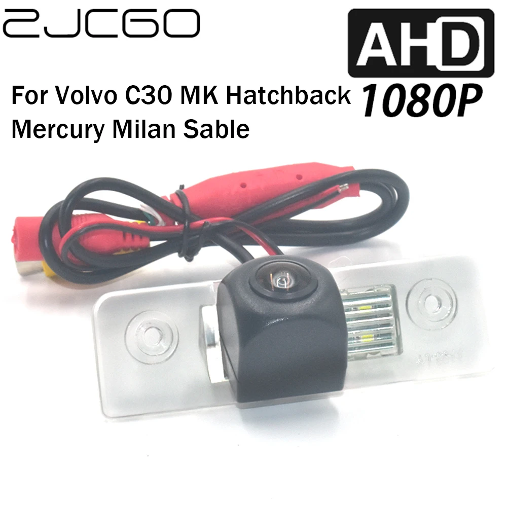 

ZJCGO Car Rear View Reverse Backup Parking AHD 1080P Camera for Volvo C30 MK Hatchback Mercury Milan Sable