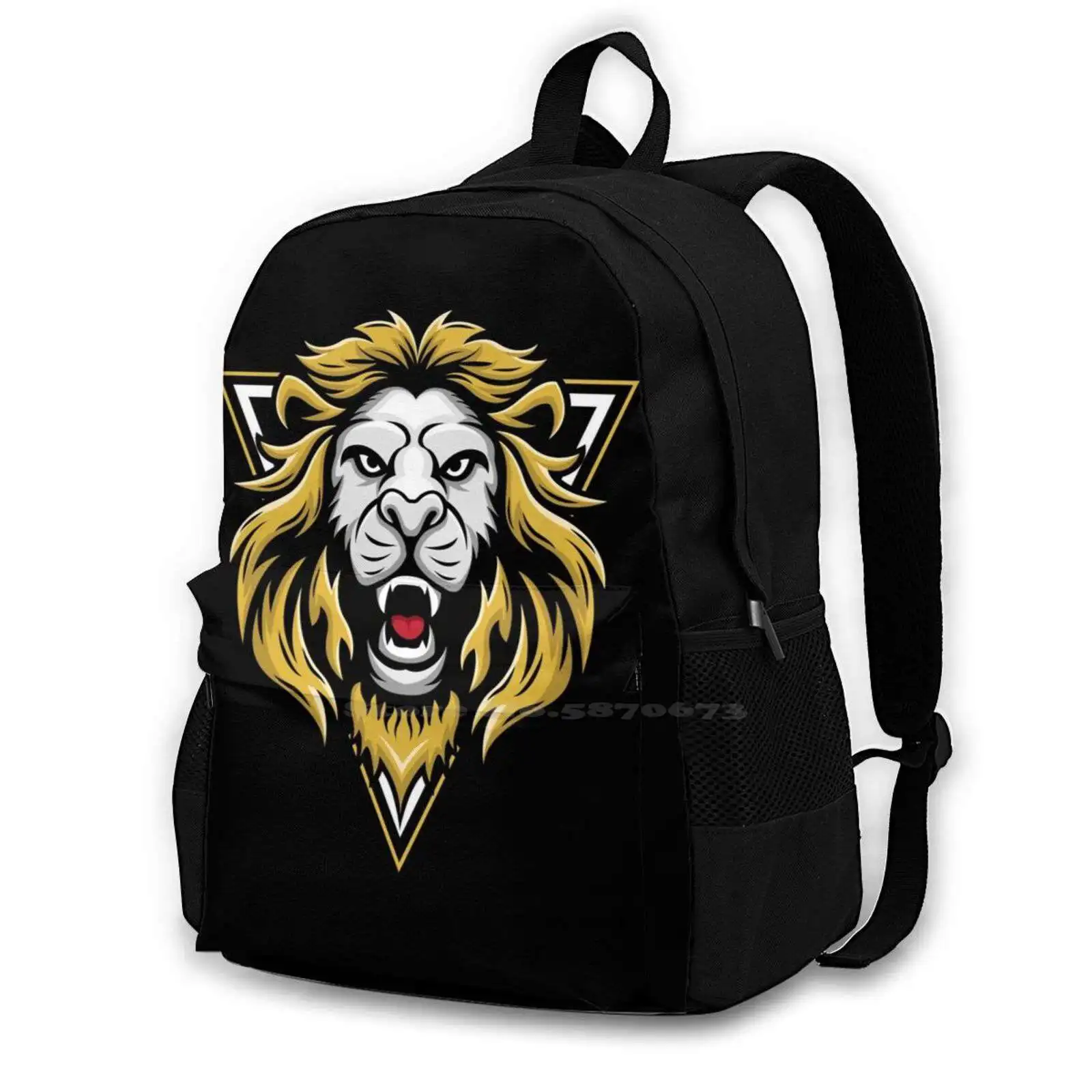 Copy Of Lion T-Shirt Strikers 3d Print Design Backpack Casual Bag Lion King Lion King Lion King Lion King Womens Lion King