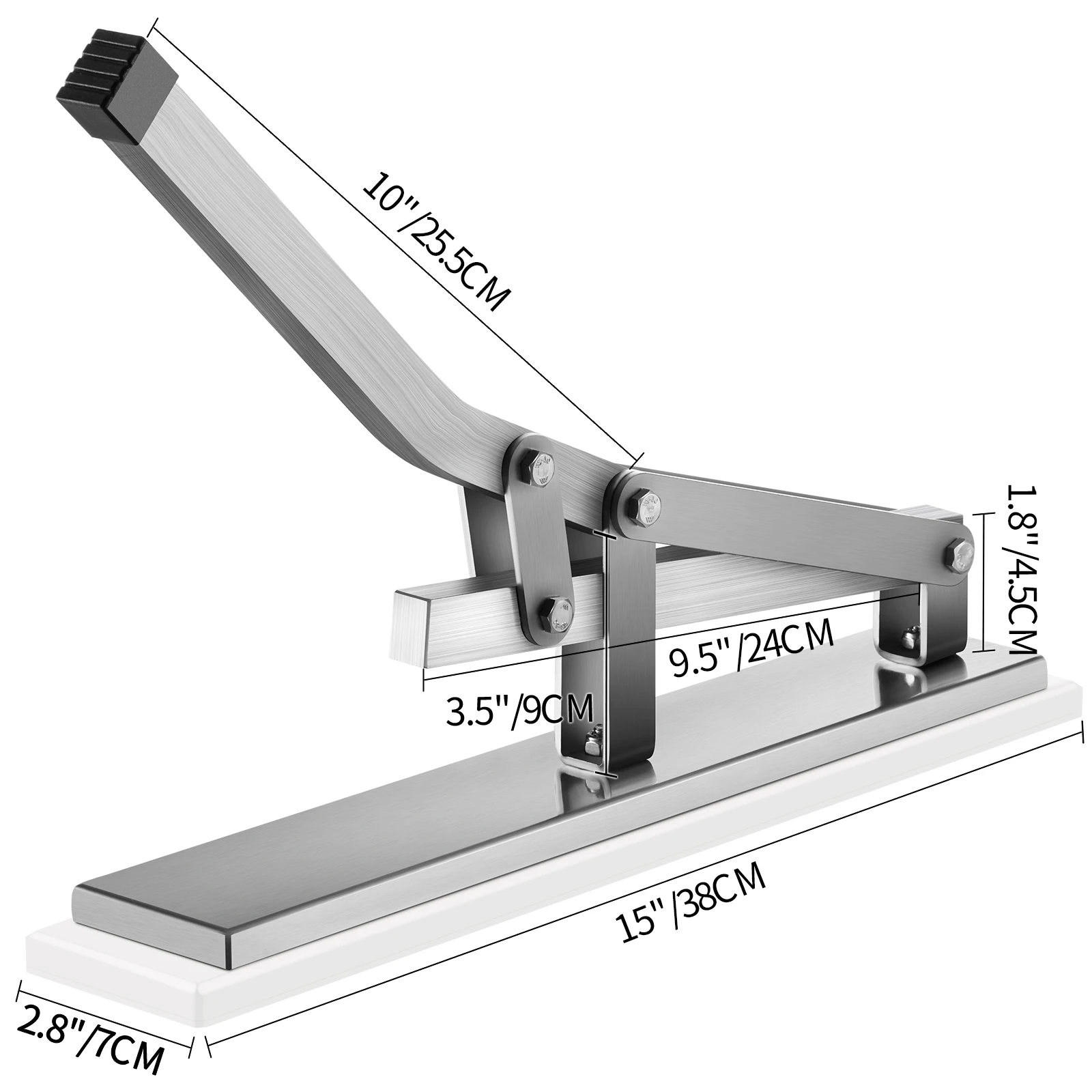 VEVOR-스톤 크랩 클로 크래커 도구, 4 개의 해산물 포크, 알루미늄 및 스테인레스 스틸 쉘 셔커, 레스토랑용 나일론 베이스 포함