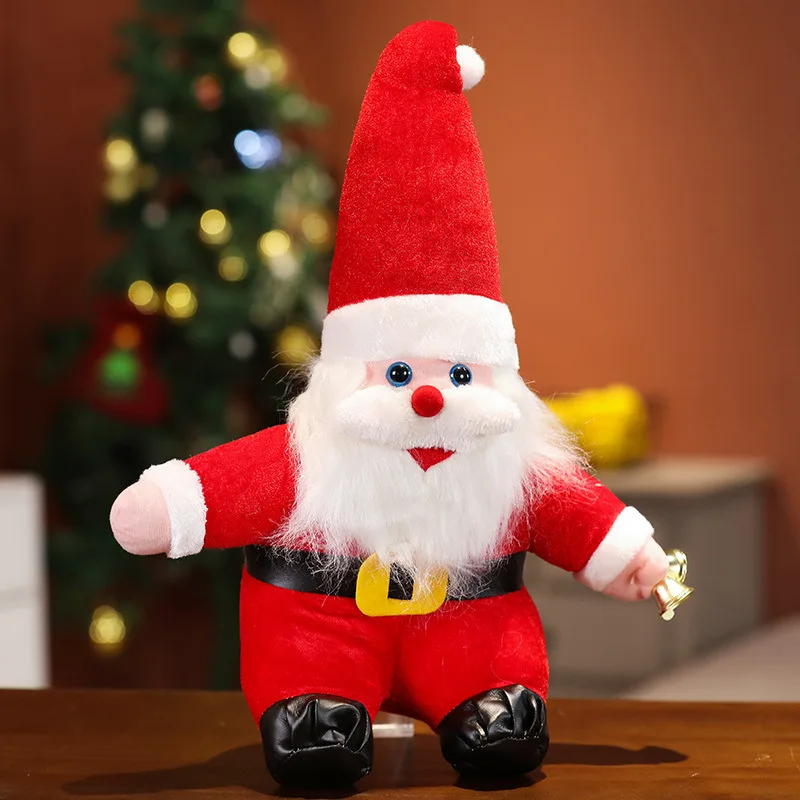 การ์ตูนตุ๊กตาตุ๊กตา Santa Claus ตุ๊กตาของเล่นตุ๊กตาของเล่นคริสต์มาสตุ๊กตา Muppet ตุ๊กตาคริสต์มาสของขวัญเหตุการณ์รางวัลของขวัญตกแต่งบ้าน