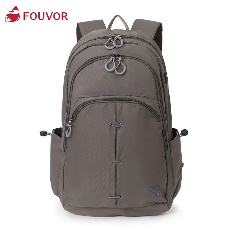 Fouvor Large Capacity Ladies Backpack New Rucksack Outdoor Leisure Travel Bag Korean Version All-match Computer Bag 2856-04