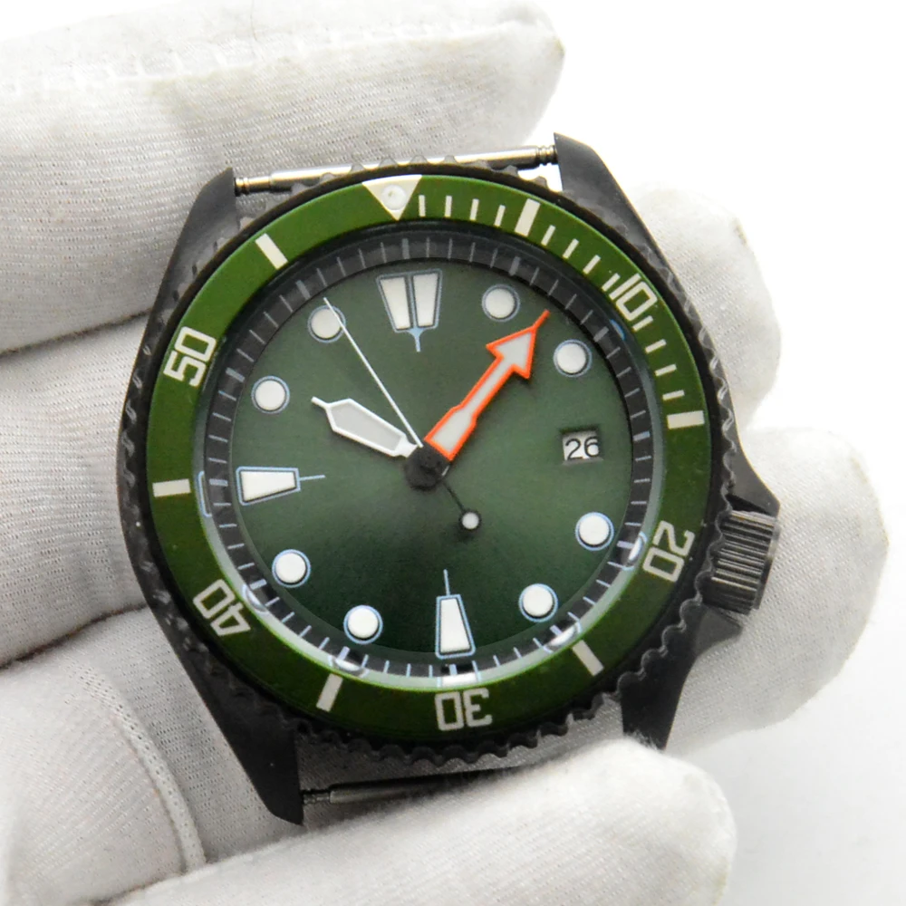 Green aseptic dial SK007 diving mechanical watch men\'s automatic mechanical watch Automatic movement