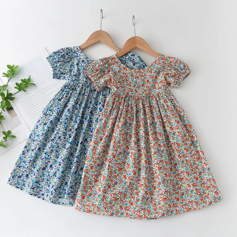 Girl Dress New New Summer Dresses For Baby Fashion Floral Dress Children Casual Sweet Girls Kids Princess Dresses Vestido 3 7Y