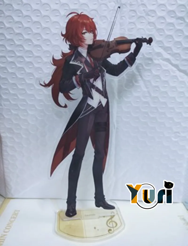 Limit Game Genshin Impact Official Original Diluc Keaya Venti Klee Ningguang Qiqi Orchestra Acrylic Stand Toy Display C YS