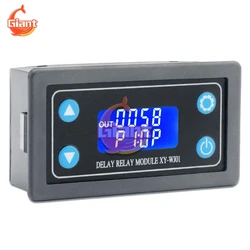 WJ01 Time Delay Relay Digital LCD Display 6V - 30V Control Timer Switch Trigger Cycle Module Timing Time Relay for Smart Control