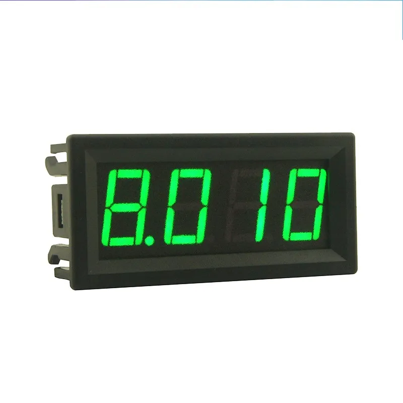 0.56 inch DC 0-100V Voltage Meter 4-Digital High Precision Voltmeter 3 Wire Red Green Blue LED Display Voltage Meter Monitor