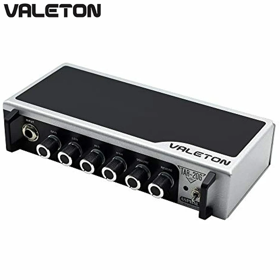 Valeton Guitar Amp with Reverb Distortion Overdrive Asphalt TAR-20G Pedal Platform Amplifier Head with CAB SIM