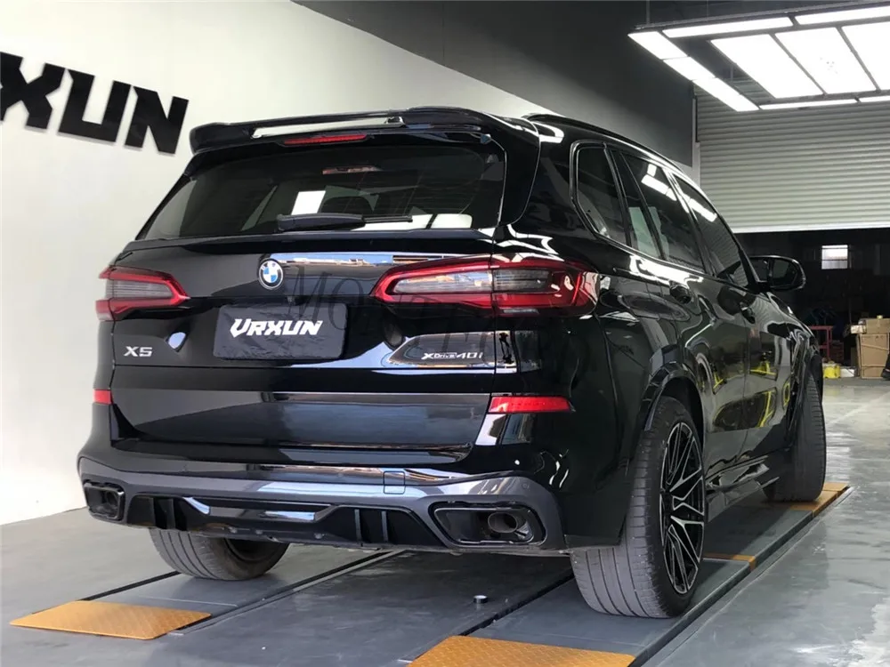New High Quality ABS Paint Rear Trunk Lip Spoiler Top Wing Fits For BMW X5 G05 2018 2019 2020 2021