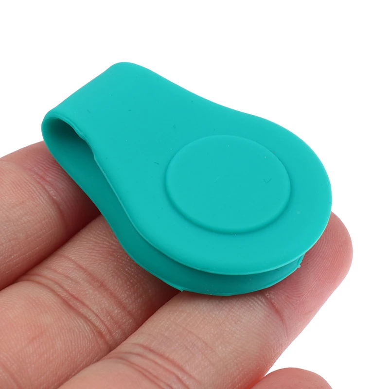 Silicone Golf Hat Clip Ball Marker Holder With Strong Magnetic Attach To Your Pocket Edge Belt Clothes Gift Golf Accessories