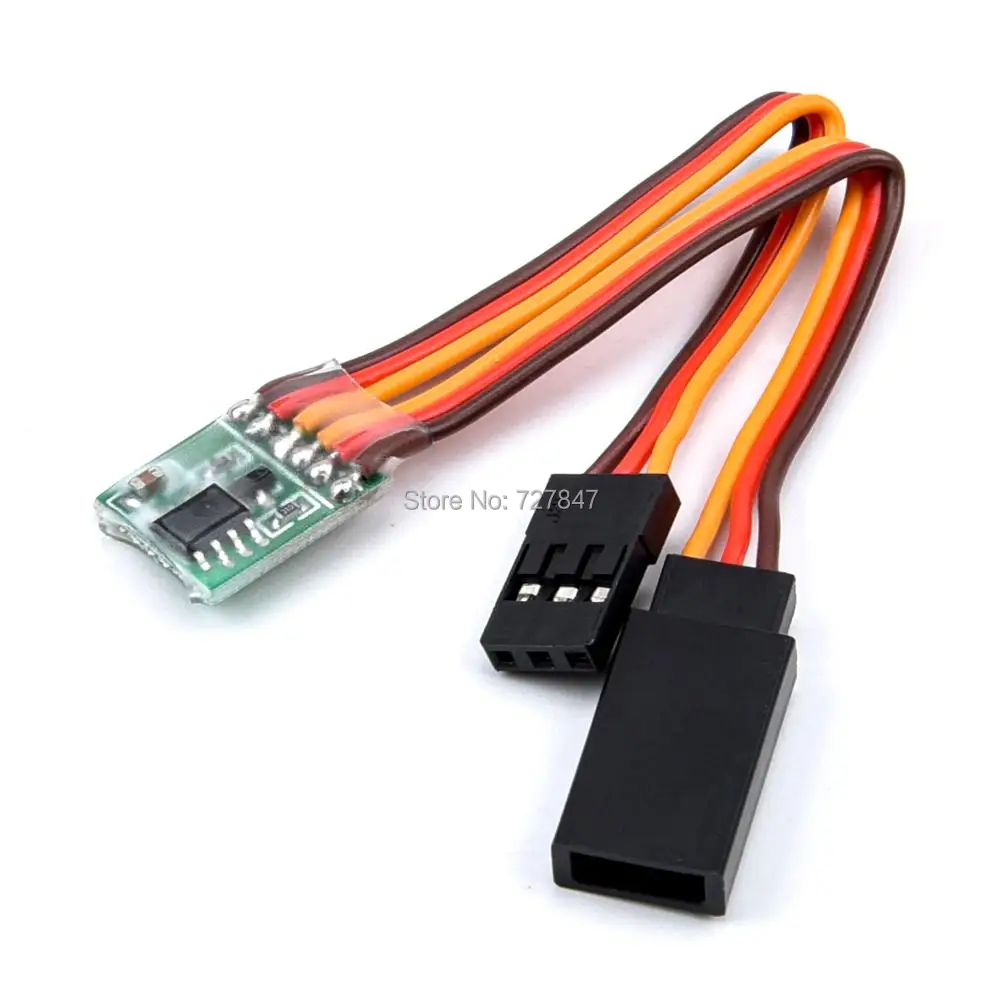 1pcs Universal 5~6V / 3.6V~24V Servo Signal Reverser For Rc Servo For JR Aeroplane V-Tail