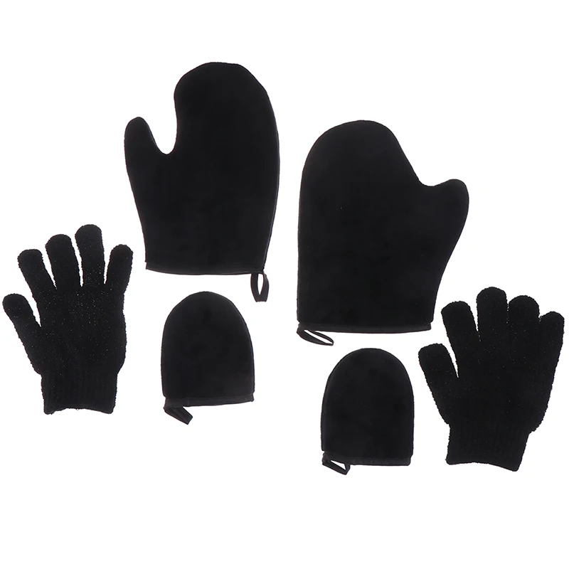 2/3Pcs/Set Body Cleaning Glove Self Tanner Reusable Body Self Tan Applicator Tanning Gloves Cream Lotion Mousse