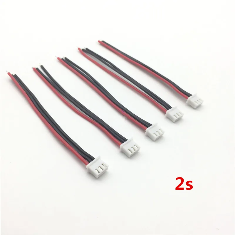 5 stücke 2s 3s 4s 5s 6s RC LiPo Akku Balance Ladegerät Stecker Kabel 100mm 22AWG Silikon Draht JST-XH Balancer Stecker – Detail 2
