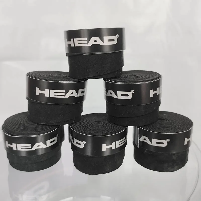 6 stuks Originele HEAD Overgrip Anti Slip Tennisracket Zweetband Grips Padel Schokabsorptie Grip Tape Training Accessoires