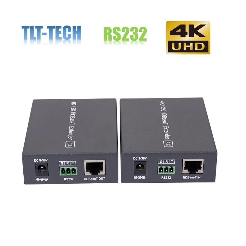 

TLT-TECH 2020 Best 4K 60Hz HDMI HDBaseT Extender With IR RS232 70M 4K HDMI POC Extender Over RJ45 Cat5e/6 Cable