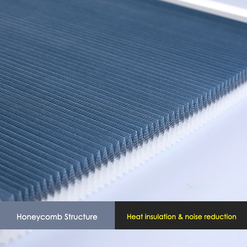 Hot Sell Top down bottom up Easy Fix Cordless Blind Side lock Honeycomb Curtain Cellular Blinds Customize size