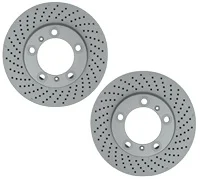 Genuine Front Disc Brake Rotors Kit For Porsche Cayman Boxster 98135140101 981 351 401 01 98135140201