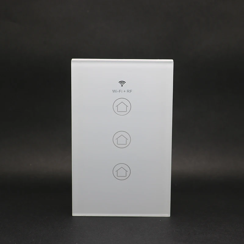 US Standard Ewelink Wifi smart switch 16A/250V/gang  with Touch and RF 3 way switch smart switch touch switch smart home