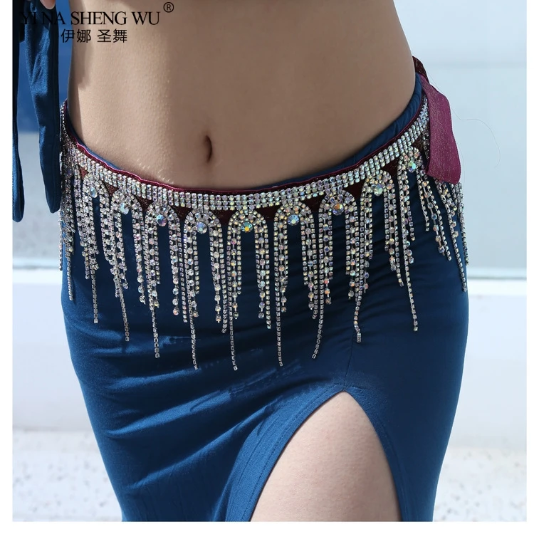 Leopardo superior feminino bellydance latina prática trajes sexy lantejoulas borla saia oriental trajes de dança profissional vestido bellydance