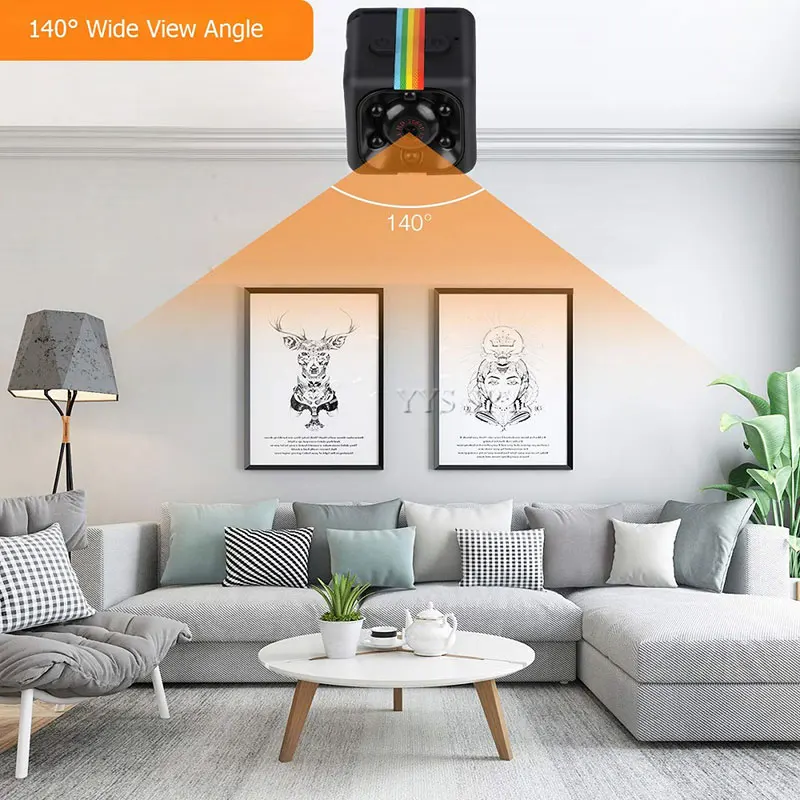 Original SQ11 HD 1080P Mini Camera Night Vision Gizli Kamera Secret Body Camara Espia Invisible Micro Cam Support Hidden TF Card