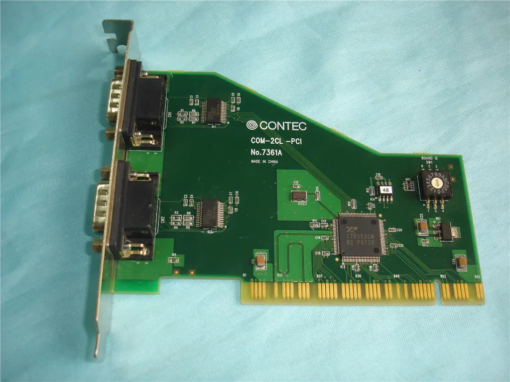 

Industrial equipment contec card COM-2CL-PCI NO.7361A Non-isolated RS-232C 2ch Serial I/O board