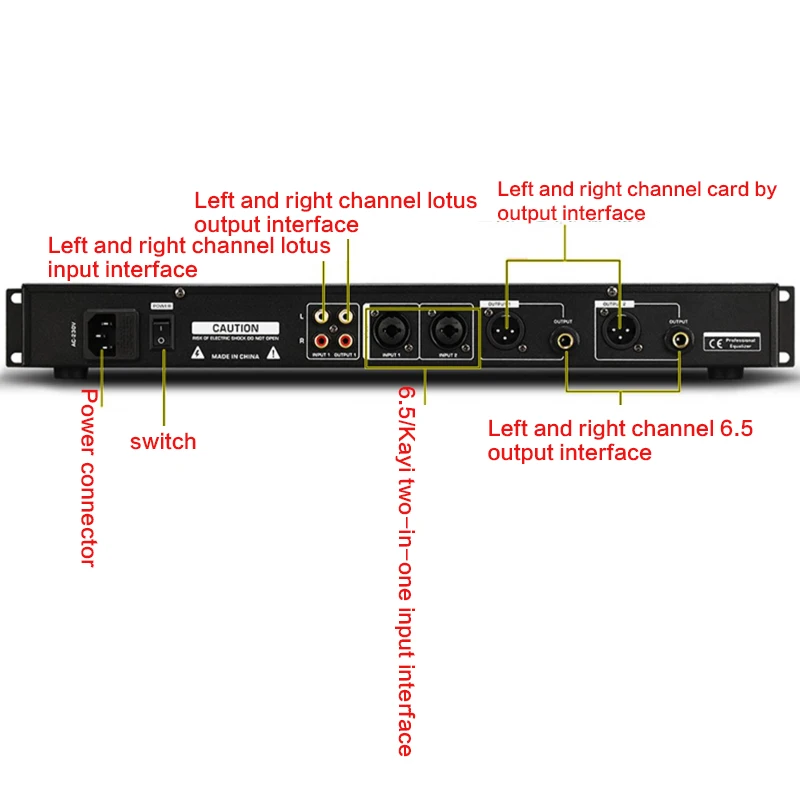 31 Bands Equaliser Digital Equalizador De Audio Equalizers Profesional Sound System Stage & Karaoke Equipment with Squelch