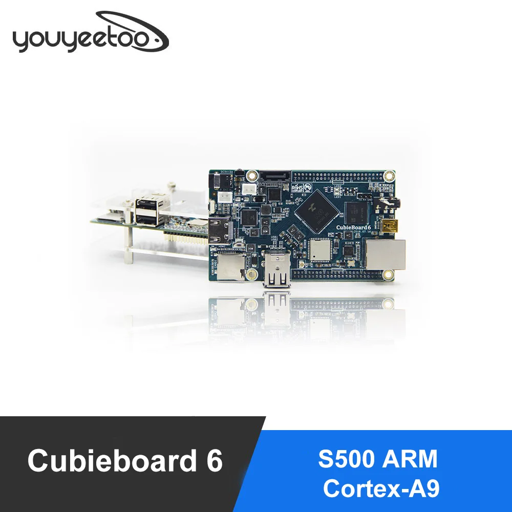 

Cubieboard6 Actions SOC S500 ARM Cortex-A9 четырехъядерный процессор 2G LP DDR3 8G плата разработки eMMC/android/linux/открытый источник