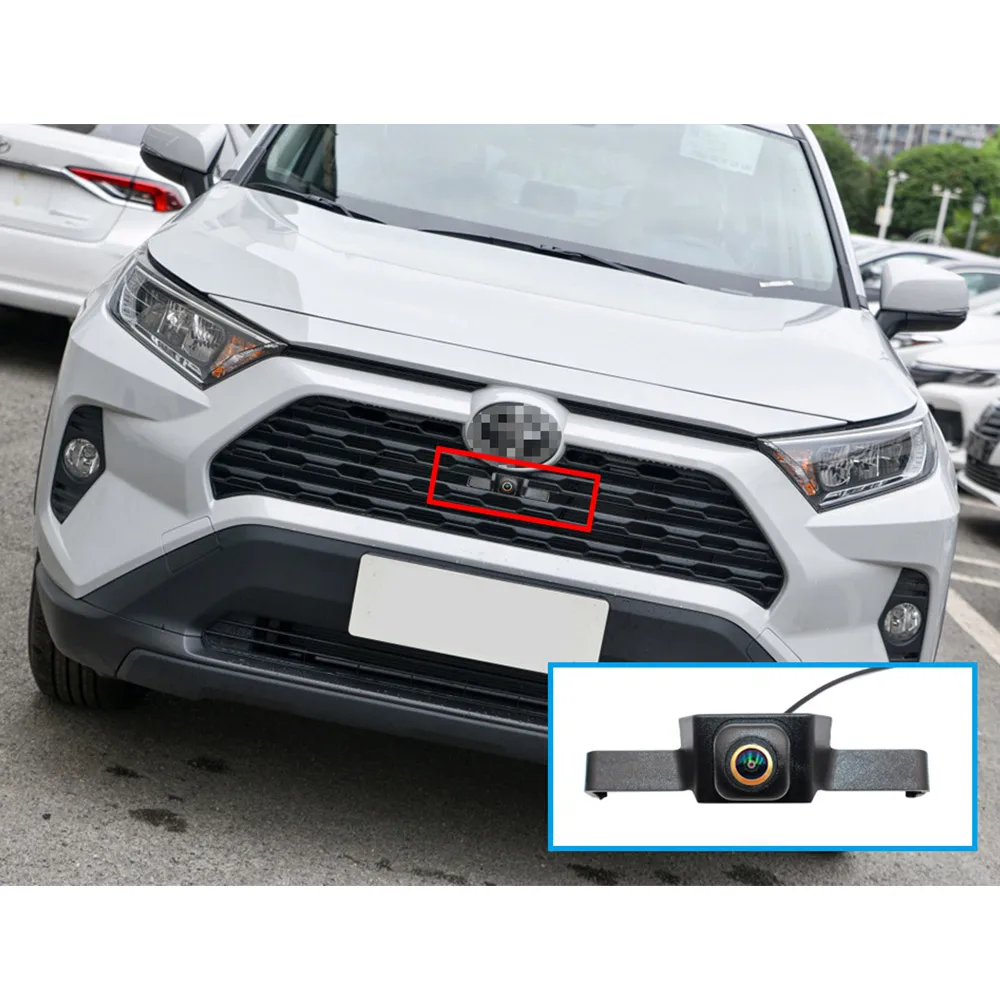 SMARTOUR AHD CCD Night vision Waterproof Car front view logo camera for Toyota RAV4 XA50 2020 Positive Image Forward gold Camera