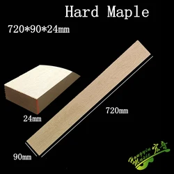 720*90*24mm hard maple Guitar Neck High Quality Wood  Electric guitar neck DIY Handmade Guitar Accessories