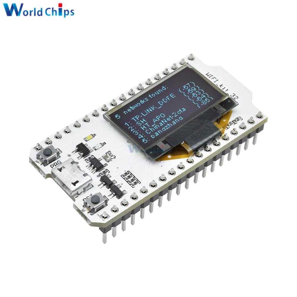 Esp32 Development Board 0.96 Inch OLED Digital Display Bluetooth WIFI Module CP2102 32M Flash Internet of Things For Arduino