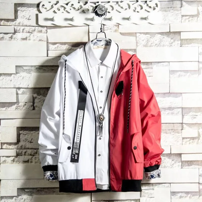 Men's Hoodie Sweatshirt Street Hoodie hip hop Street clothing autumn zipper jacket men's matching shirt