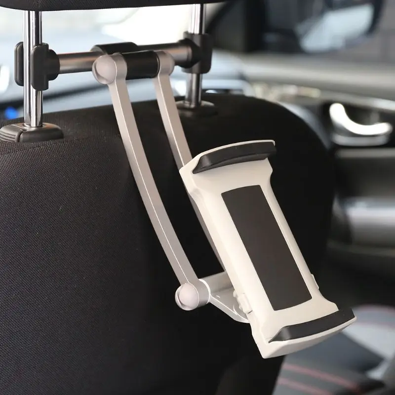 Aluminum Tablet Car Holder Back Seat Headrest Tablet Phone mount 5.5-13 Inch phone tablet stand For iPad Air Pro 12.9 Iphone X 8