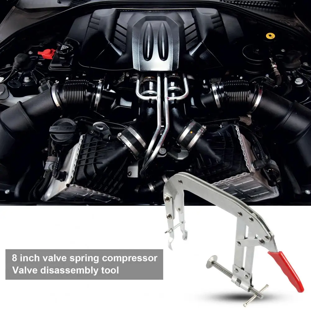 Spring Compressor Easy to Use Durable Construction C-clamp Design High Strength 8-Inch Valve Spring Clamp Tool for Car